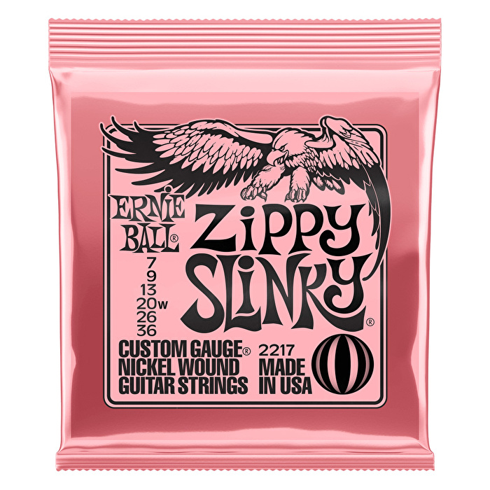 ERNIE BALL Zippy Slinky 7-36 Nickel Elektro Gitar Teli